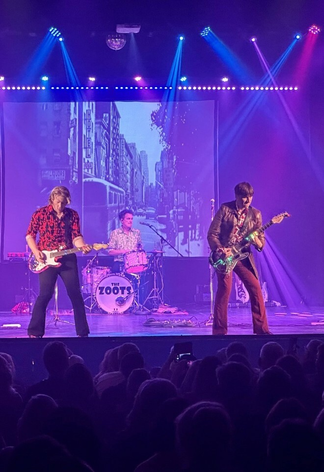 The Zoots performing in 2024