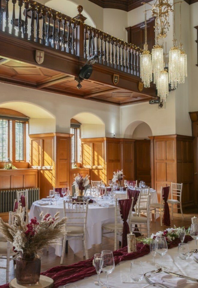 Wedding Breakfast Set Up
