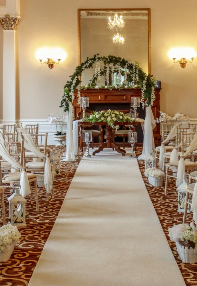 The Palace Hotel Buxton wedding ceremony