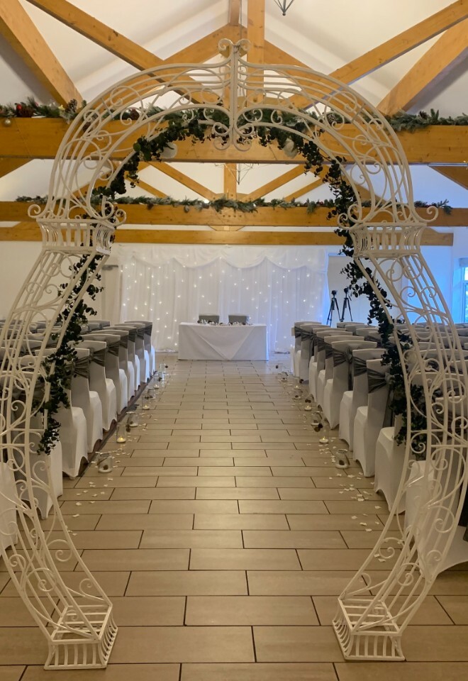 Entrance to Ceremony at Draycote Hotel in Rugby