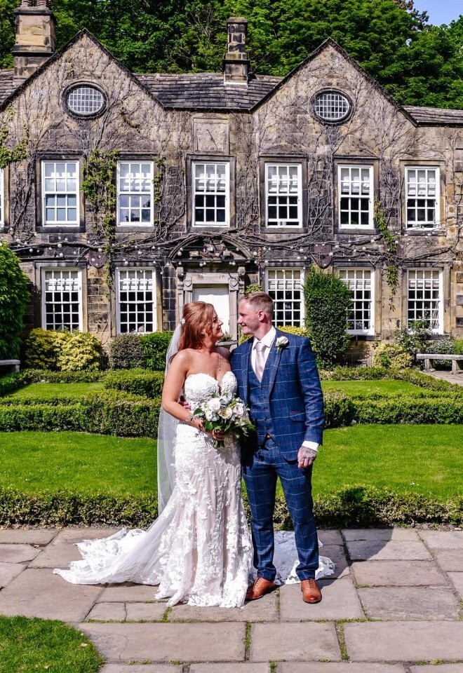 Whitley Hall Wedding with Bride & Groom