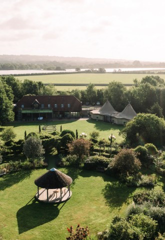 Rural countryside weddings at The Gardens, Kent