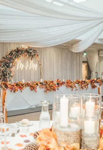 Stirk House Autumn wedding