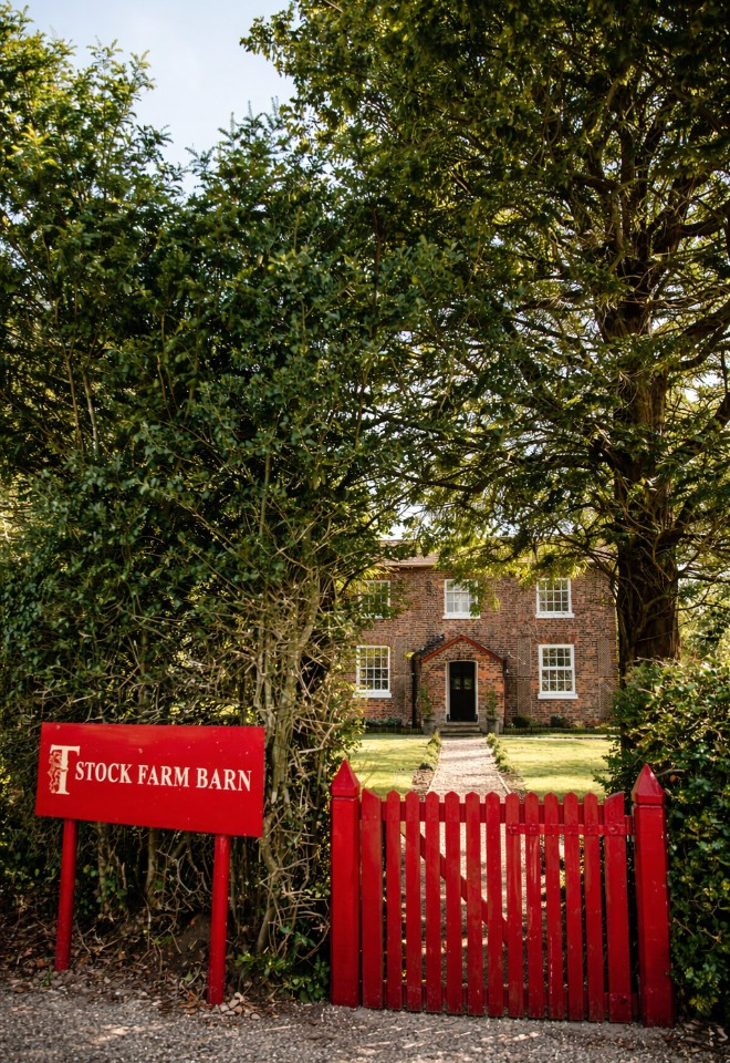 Enterance at Stock Farm Barn 