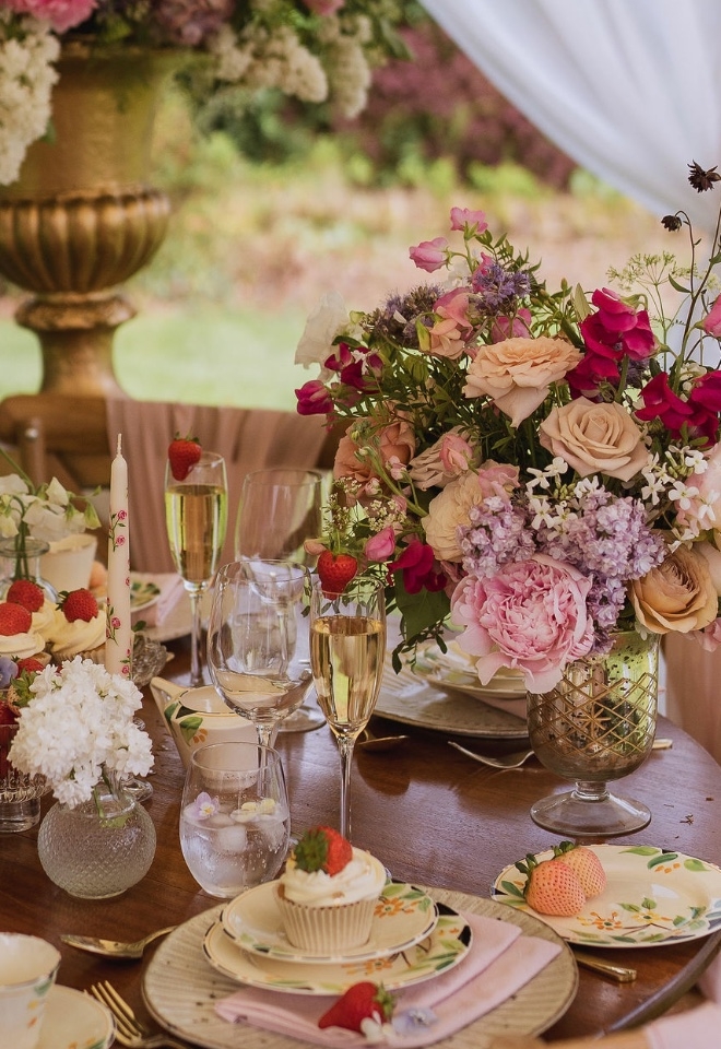 Summer marquee flowers