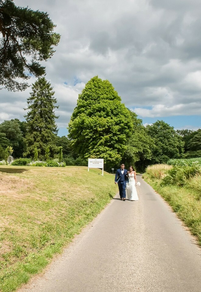 Countryside Weddings in Chichester, at Southdowns Manor