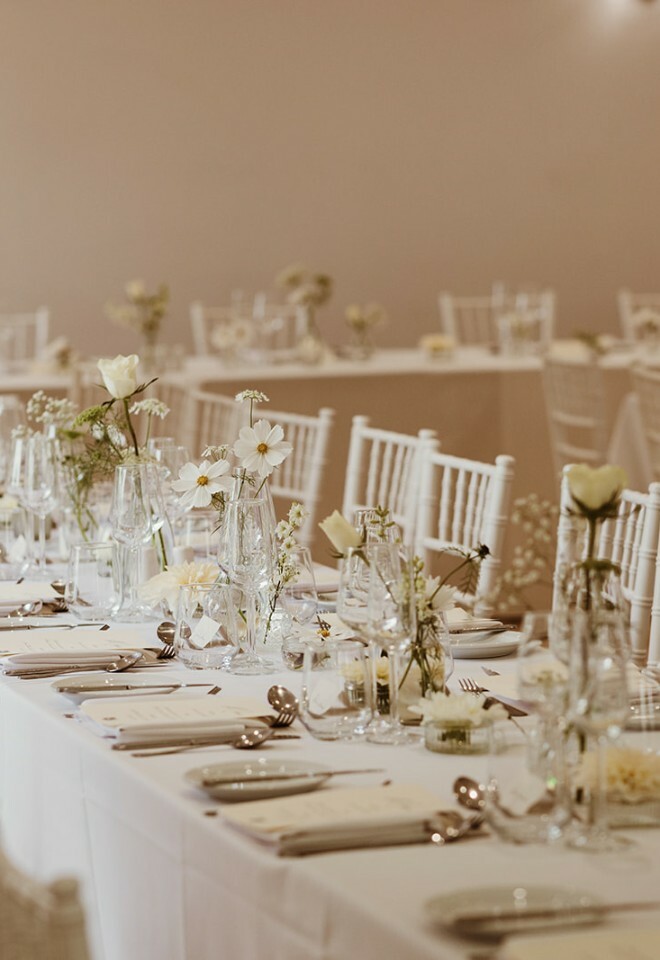 Banquet Table set up