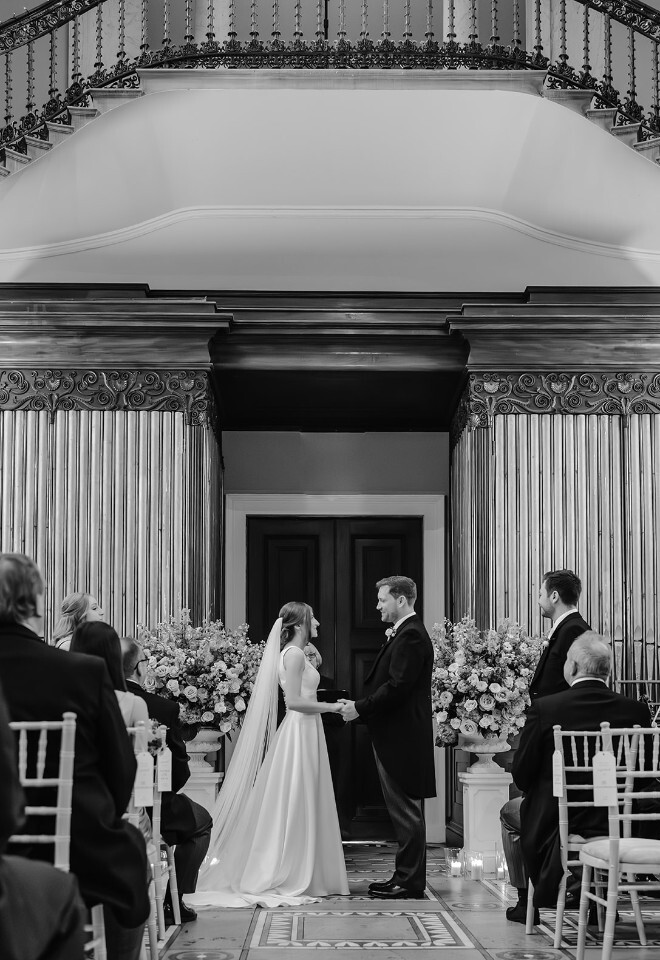 Exchanging Vows in The Great Hall