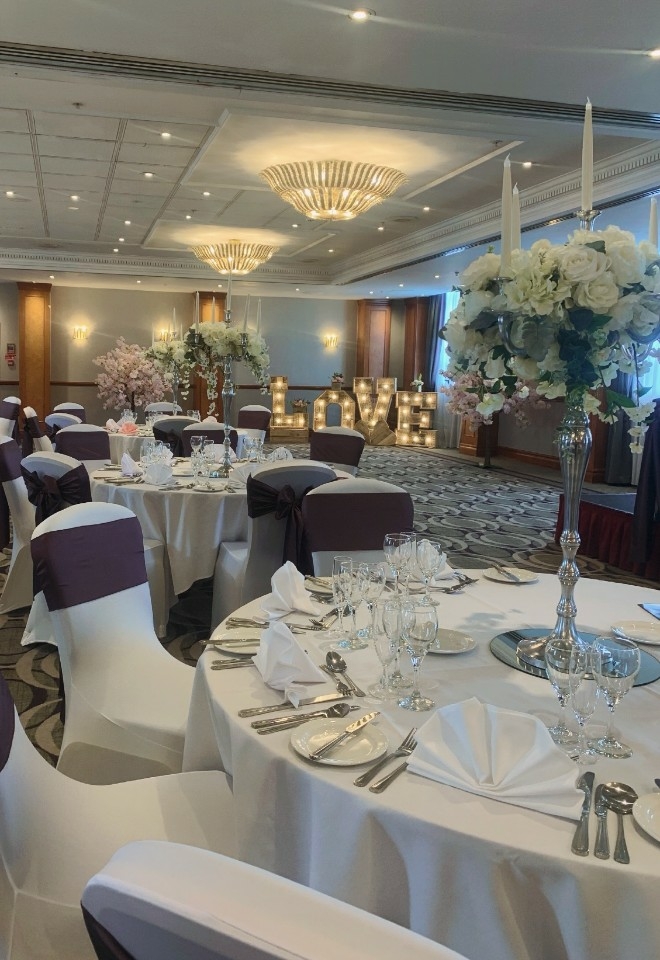 Wedding Breakfast in the Queens Suite