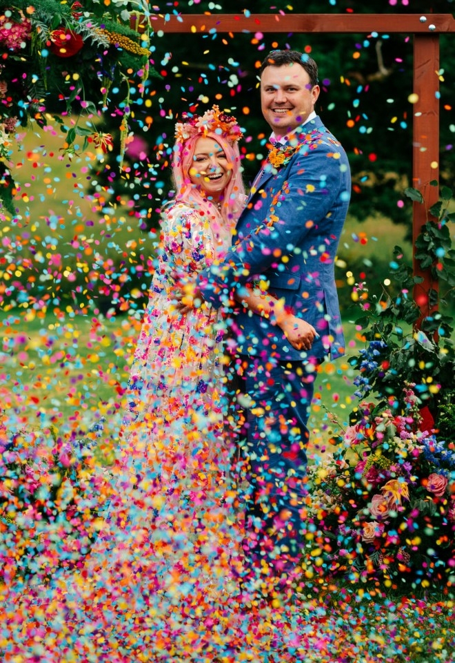 Colourful Wedding Dorset