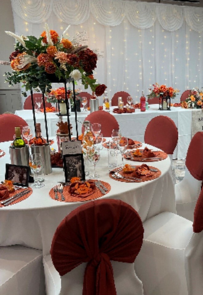 WEDDING BREAKFAST TALL FLOWERS