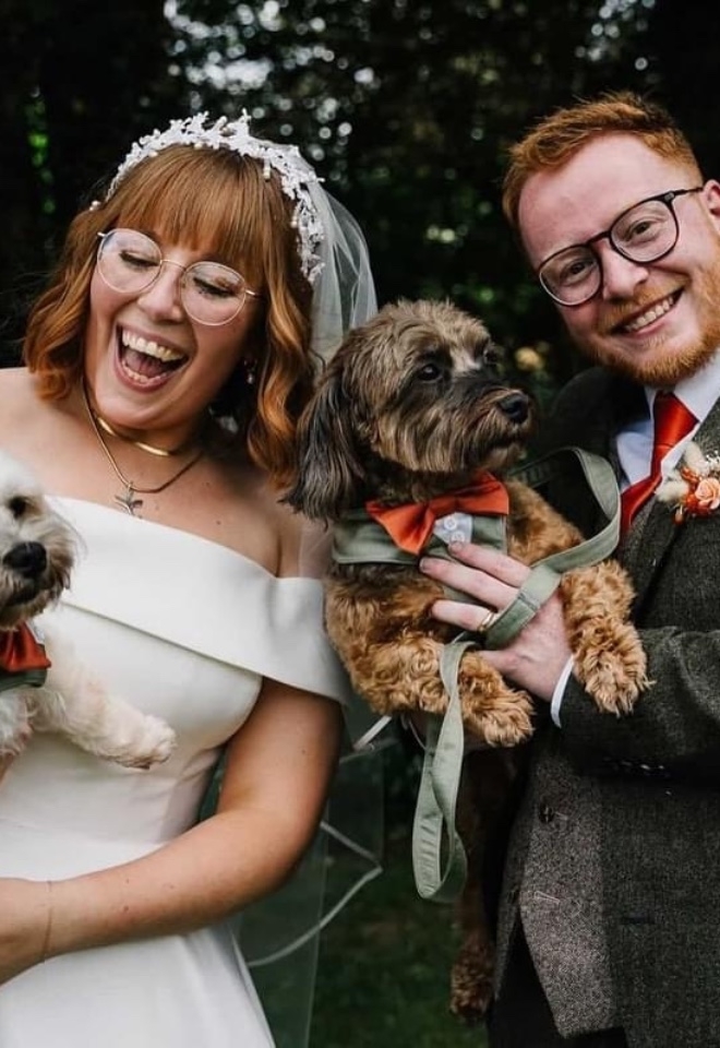 Florence and Tom Wedding at Oaks Farm, Shirley