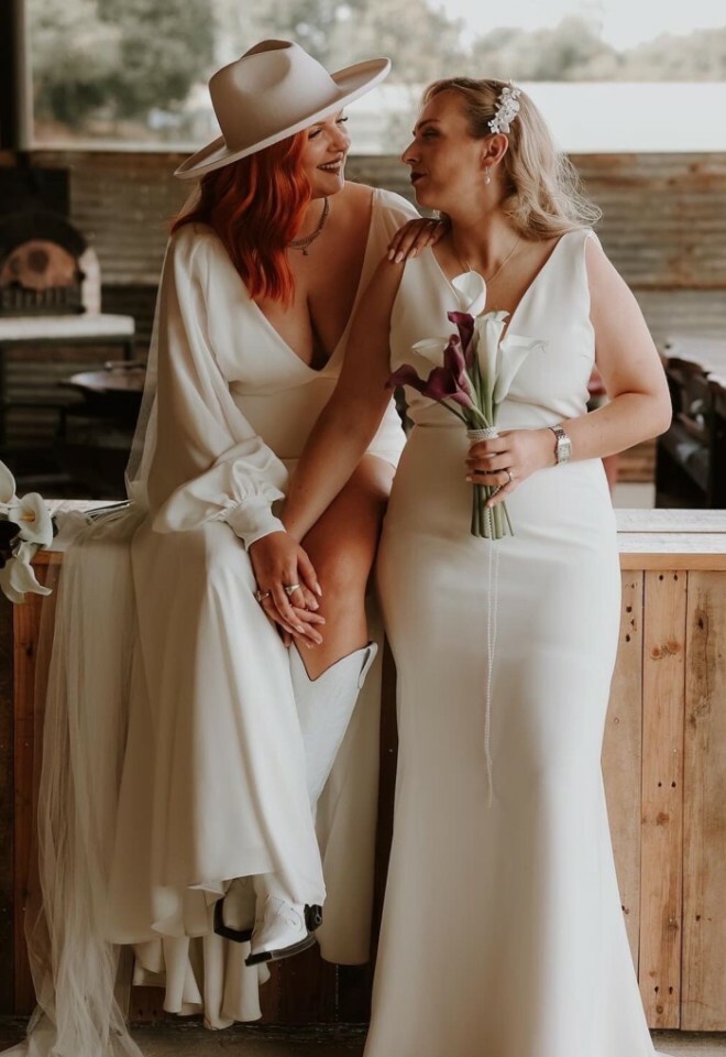 Brides under the Dutch Barn