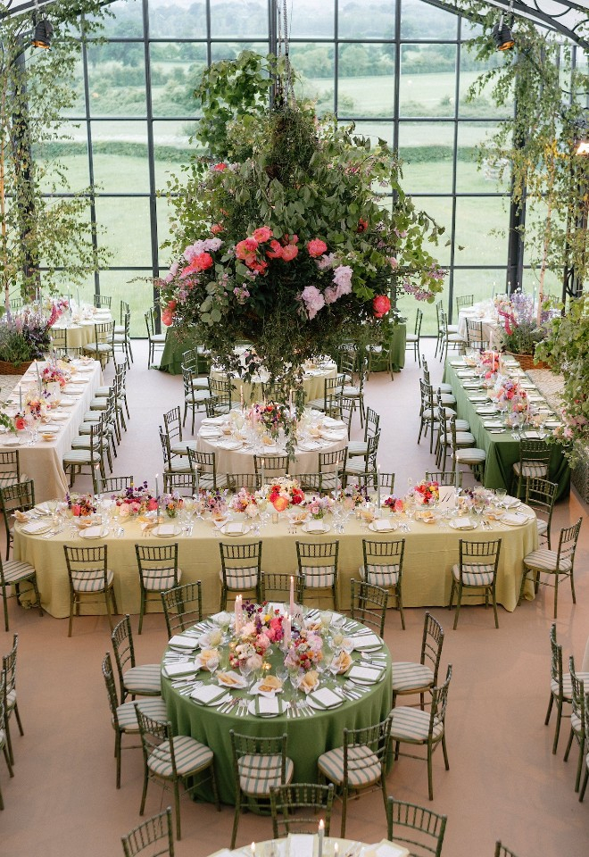 Wedding Breakfast Set up by Lillingston London