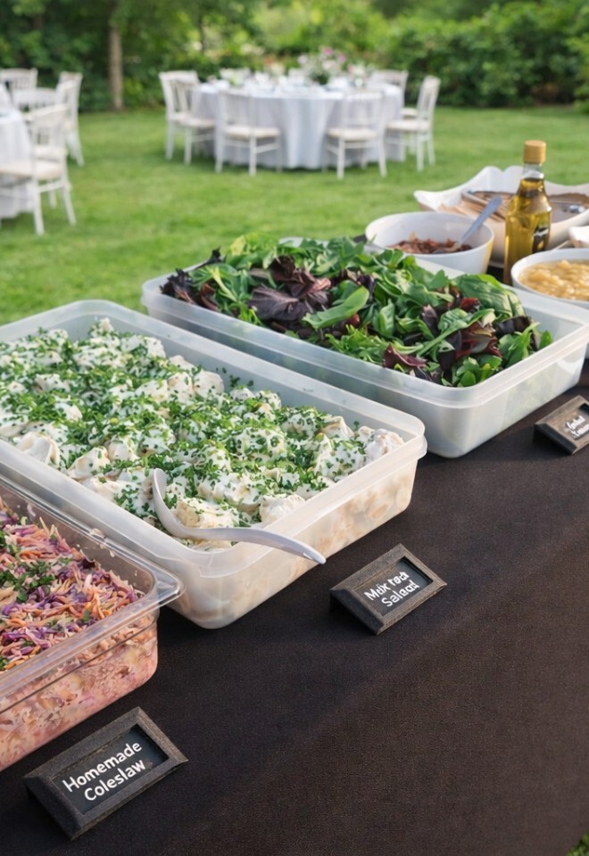 Outdoor Salad Buffet
