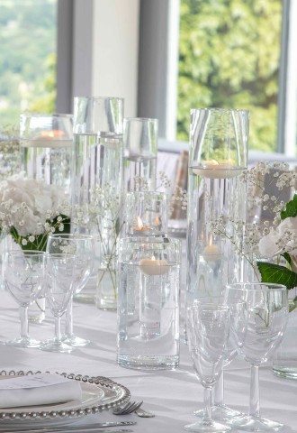 Wedding Breakfast setting at The Craiglands Hotel