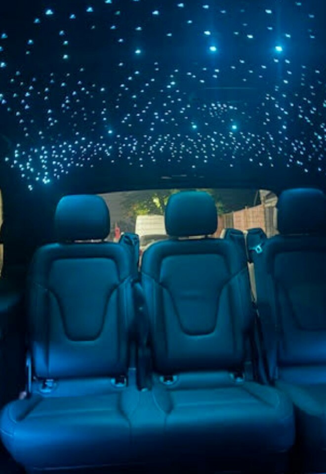 starlight interior - Mercedes V Class - 7 Seater