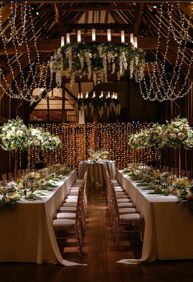 Fairy lights hire Micklefield Hall