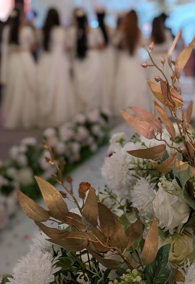 Bridesmaids at Briar House Barns barn wedding venue in Rotherfield, East Sussex