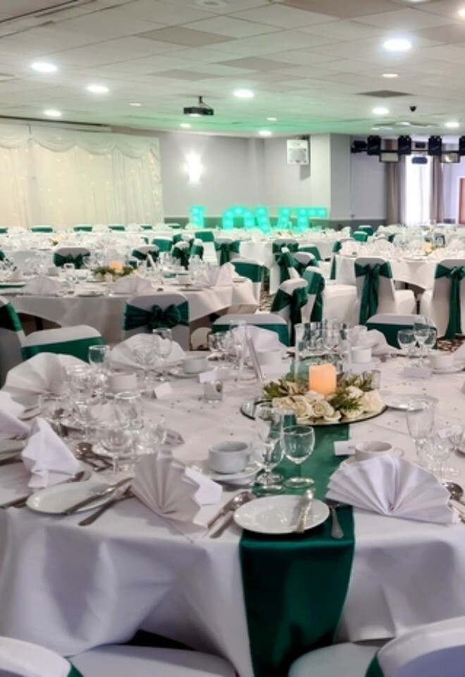 Beautiful wedding set up