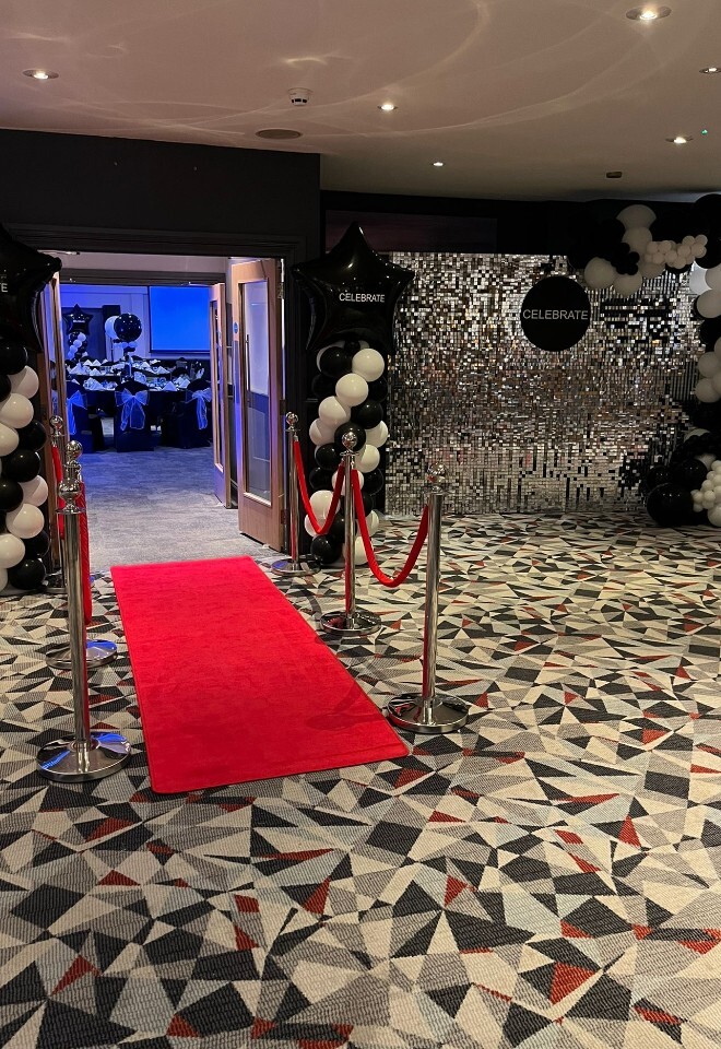 Main Grenadier Suite Entrance for Black and White theme at Holiday Inn Reading-South