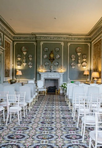 leeds castle wedding venue ceremony aisle