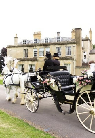Carriages for weddings Gloucestershire