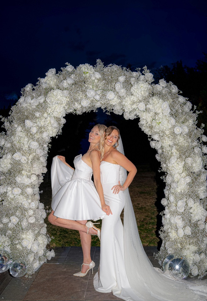 LGBTQ+ Lesbian wedding - bride and bride