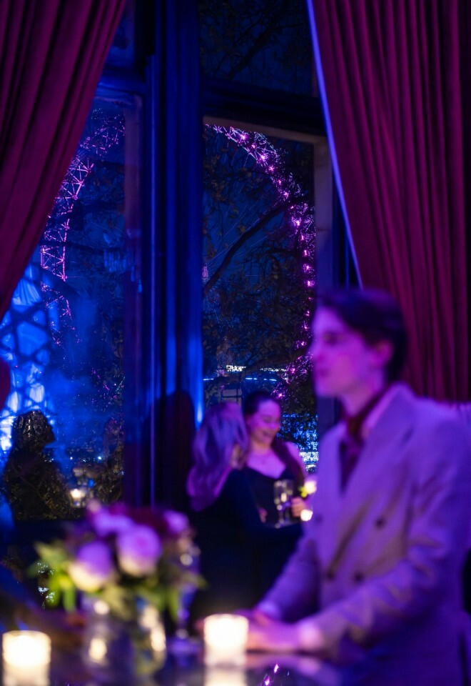 Evening View of London from the Royal Horseguards Hotel