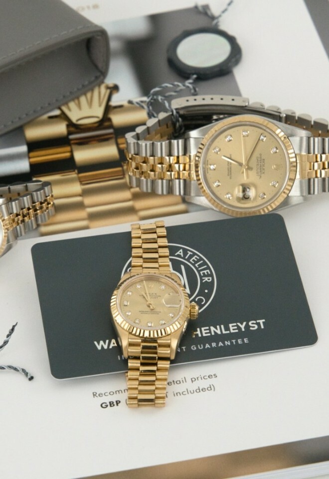 luxury watches, wedding gifts for the bride or groom omega, cartier, rolex. West Midlands watch specialists
