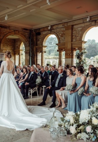 Italian Garden Loggia Ceremony