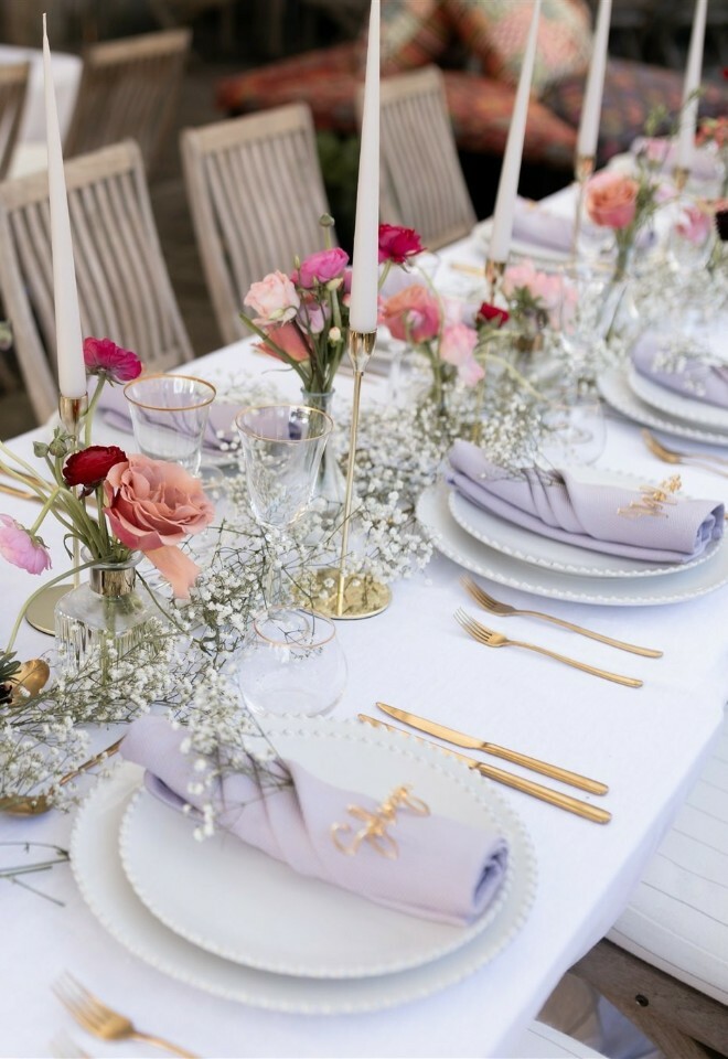 Old Parsonage Hotel tablescape 1