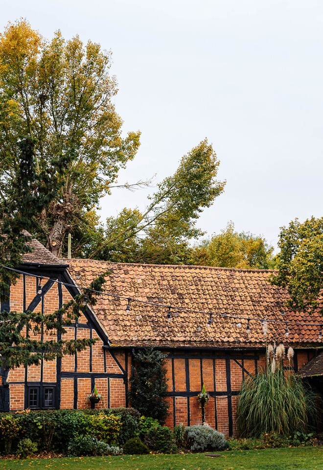 Exterior view of The Tithe Barn