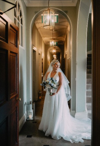Bride at Rise Hall 