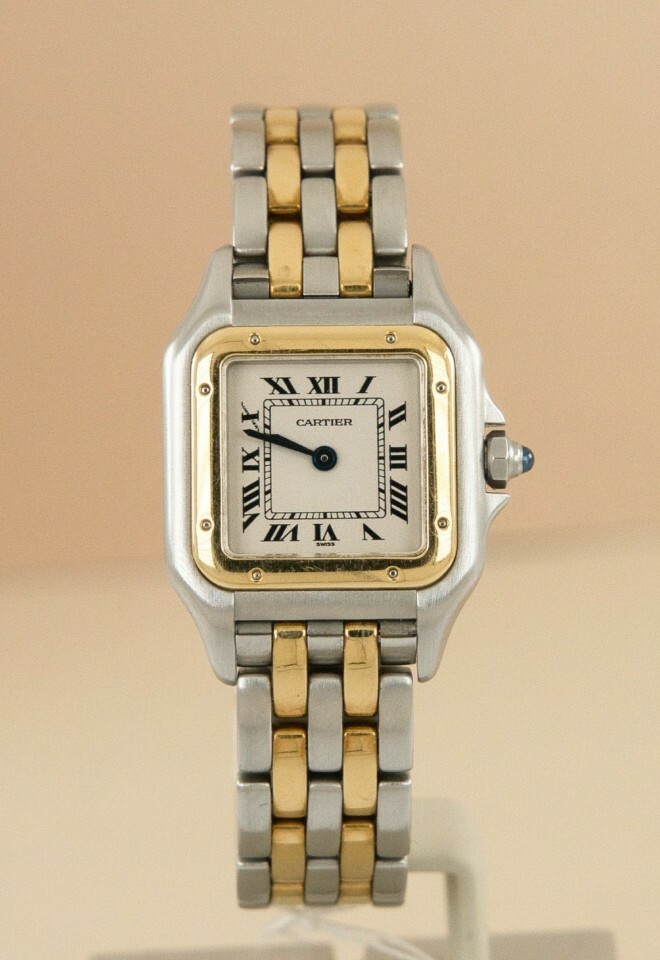 Bride wedding present Cartier designer watch from Watches of Henley Street, Birmingham