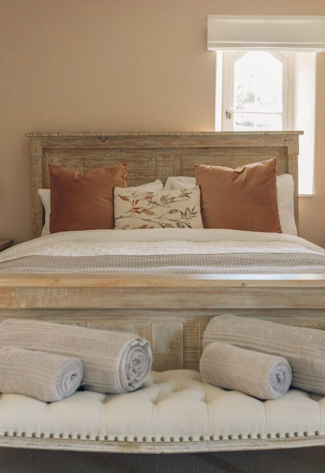 Bedroom at Heathy Lea, wedding venue with accommodation  