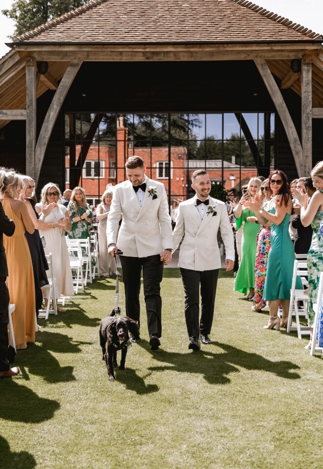 Same-sex ceremony at The Post Barn