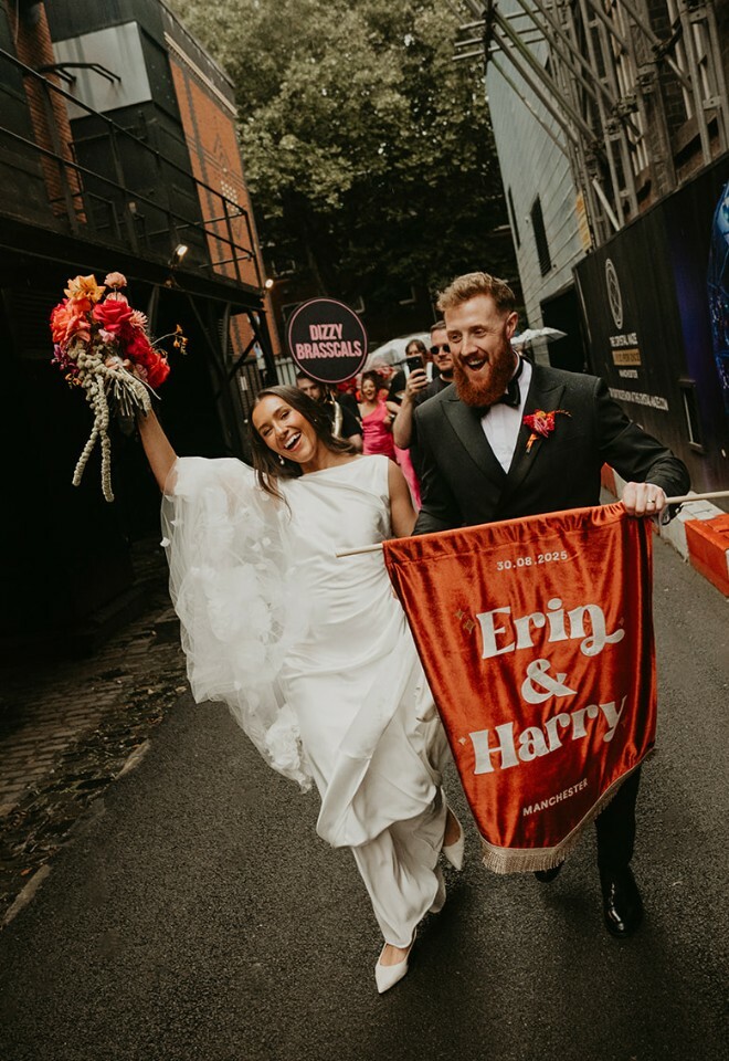 roaming wedding band process guests in Manchester