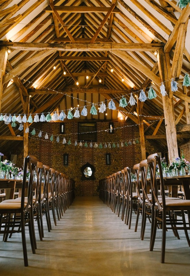 Wedding Breakfast long tables
