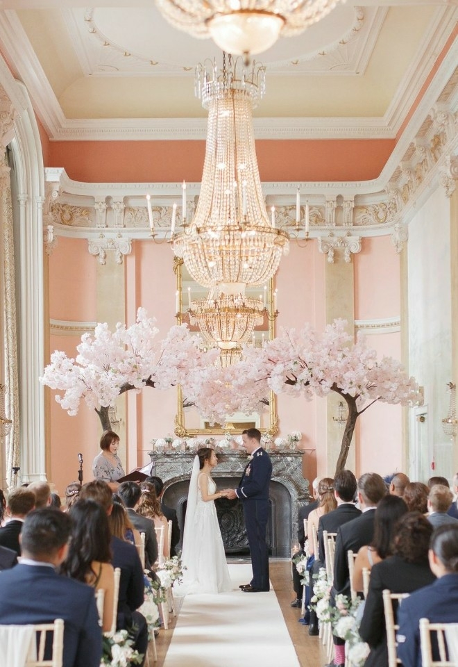 wedding ceremony at Danesfield House