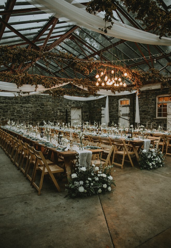 Autumn wedding in the Stables