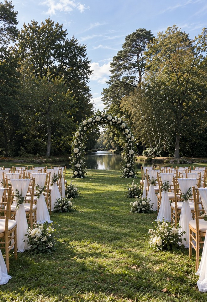 Canal view ceremony 