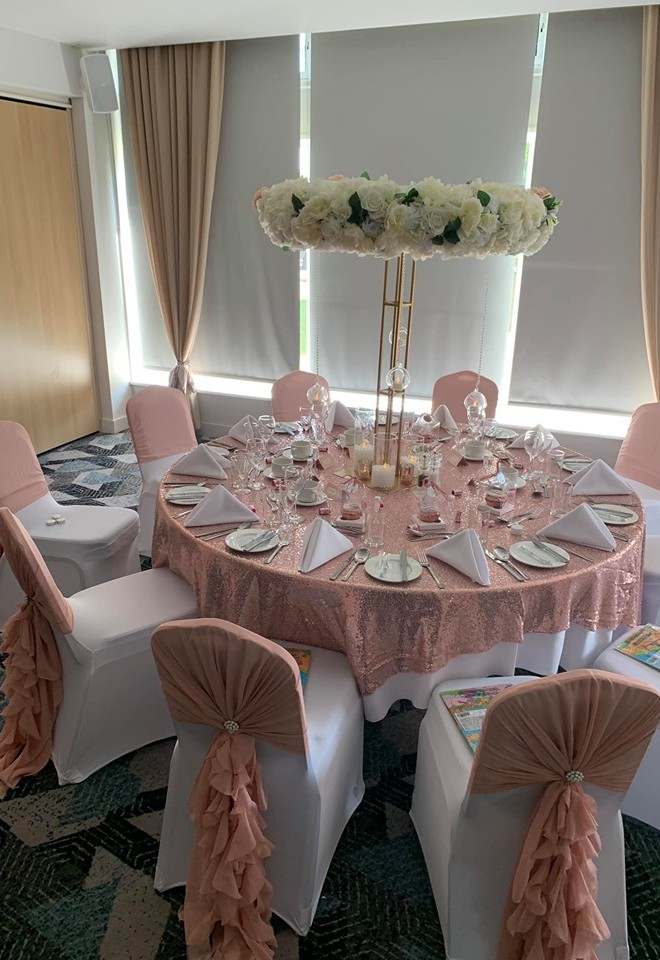 Wedding Breakfast Banqueting Table