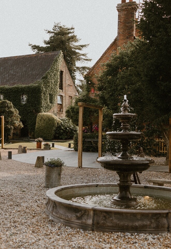 Water Fountain Entrance at The Old Mill