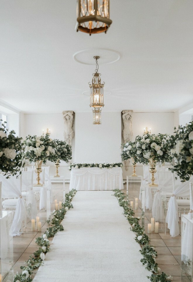 Indoor Ceremony set up