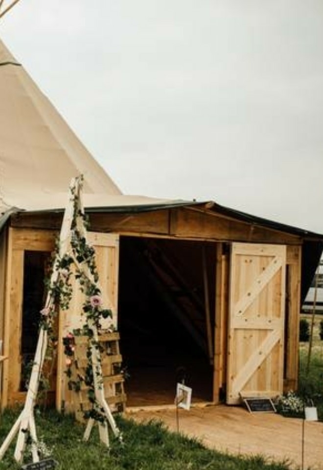 Outside Weddings at Elms Meadow Farm