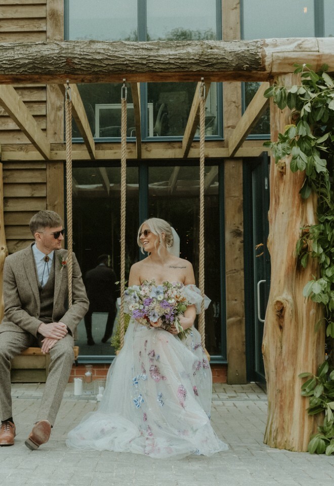 Amy & Sam - A beautiful outdoors ceremony in May