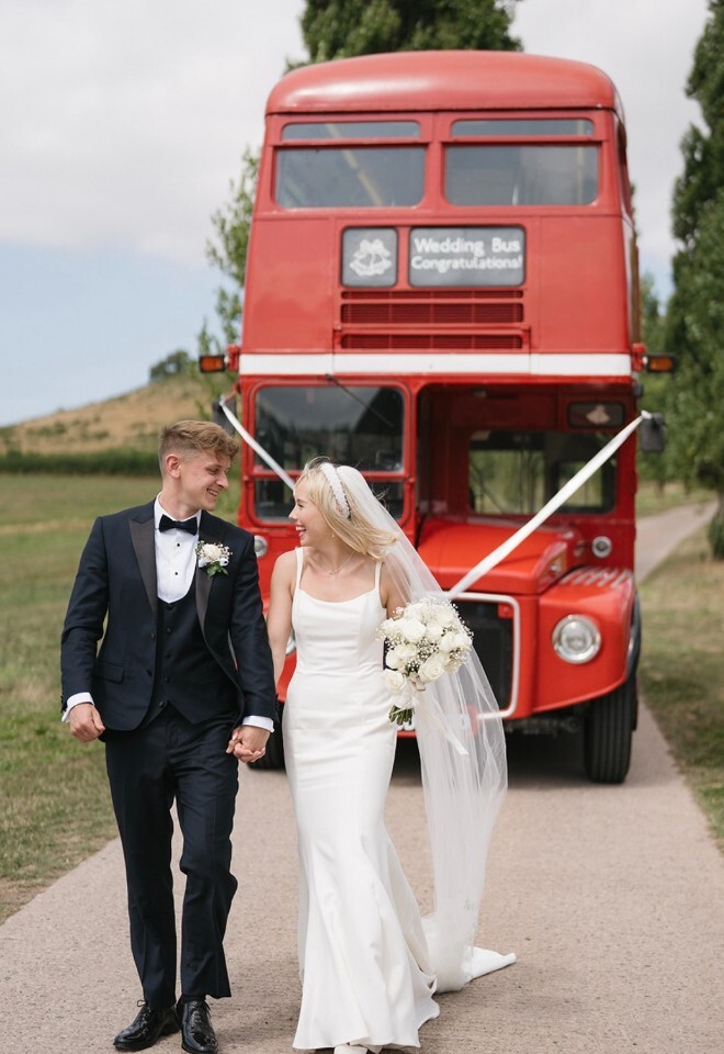 London Bus Wedding