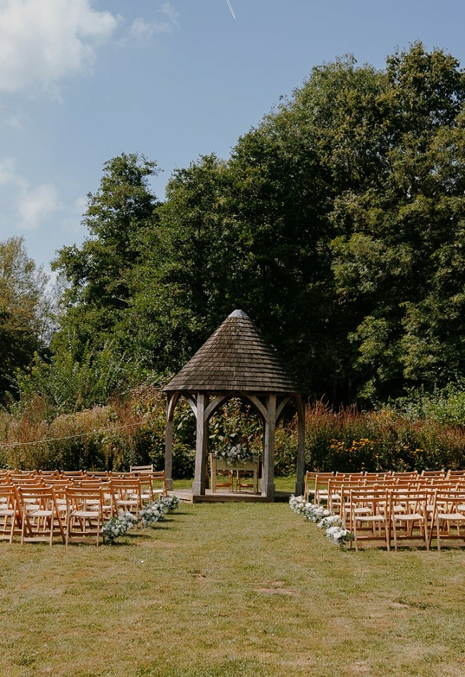 Outdoor Wedding Ceremony Watermill