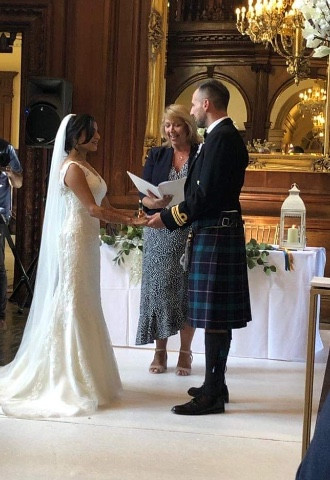 Mixed faith mixed culture wedding